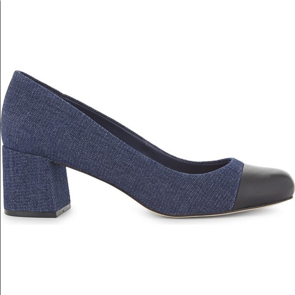 ALDO denim heels